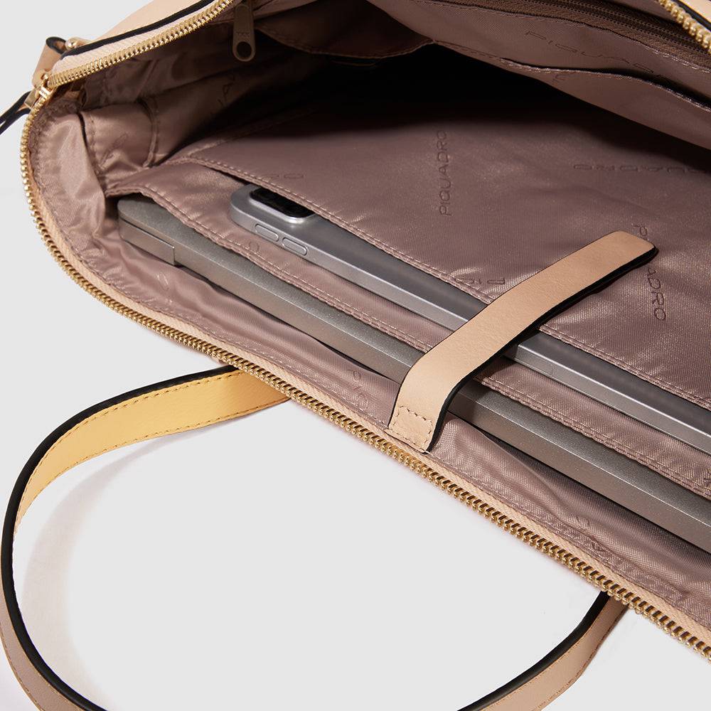 Piquadro Expandable computer 15,6" and iPad®Pro briefcase Qualità Garantita