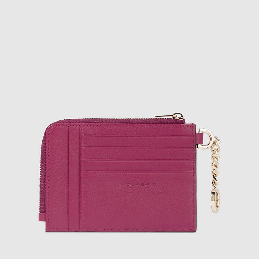 Piquadro Women's coin pouch with key chain Convenienza