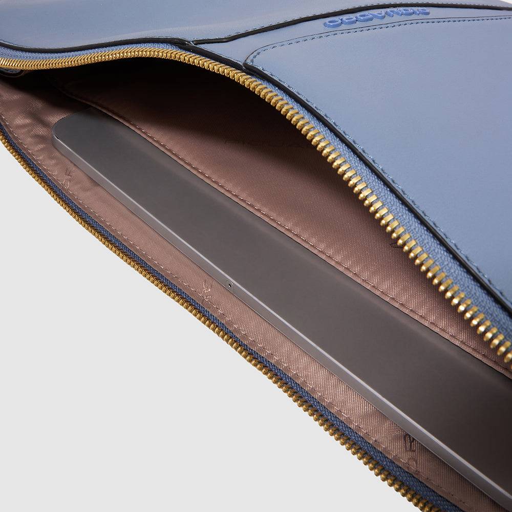 Piquadro Zip-around clutch for laptop or iPad®Pro 12,9" In Vendita