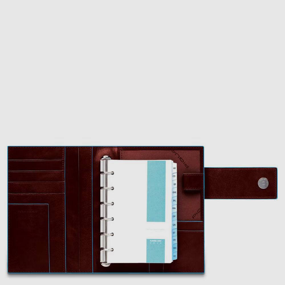 Piquadro Large leather organiser with Moda