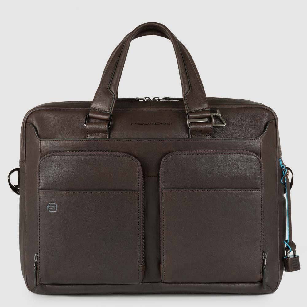 Piquadro Slim computer bag 15" with iPad® compartment