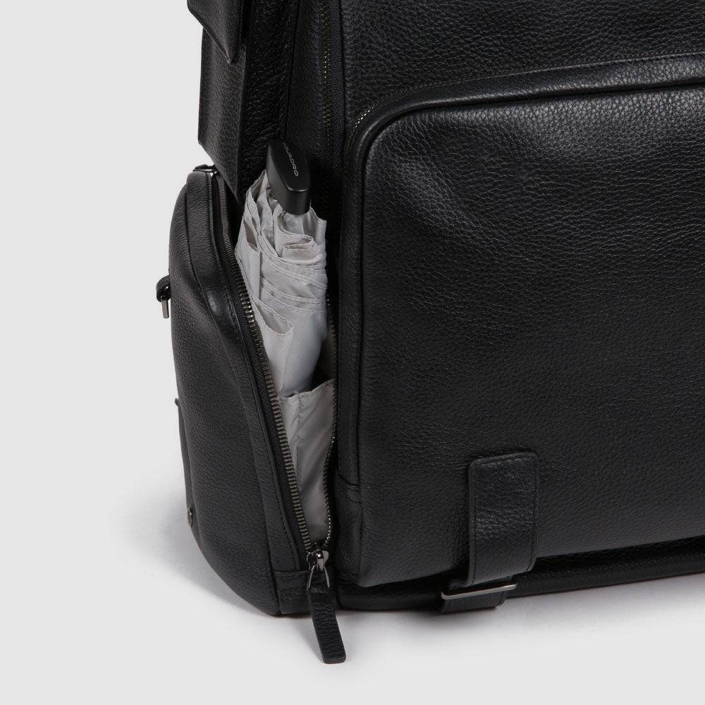 Piquadro Laptop and iPad®Pro12,9", fast-check backpack with Pezzi Unici
