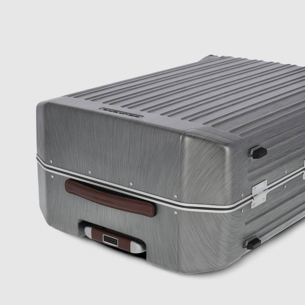Piquadro Medium size, hardside spinner with TSA lock In Vendita