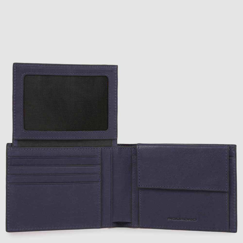 Piquadro Men’s wallet with flip up ID window Moda
