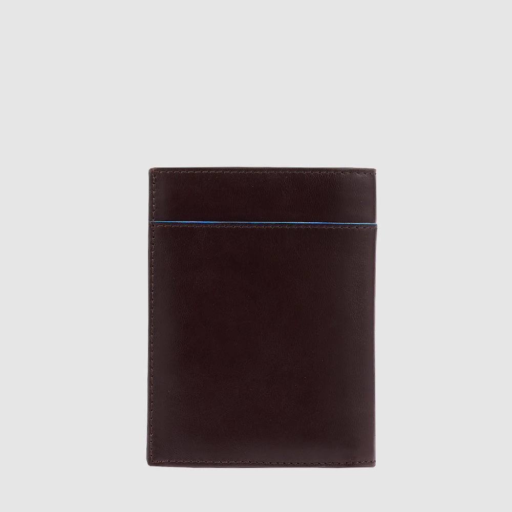Piquadro Vertical men’s wallet with banknote, credit card a Nuovo