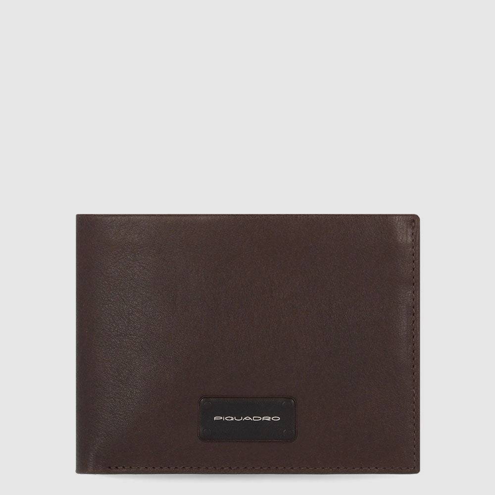 Piquadro Men’s wallet with zipped coin pocket Sconto