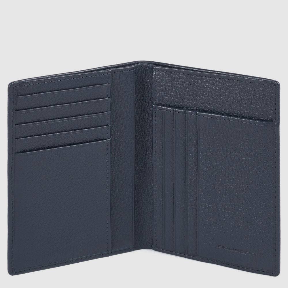 Piquadro Vertical men’s wallet with banknote, credit card a Economico