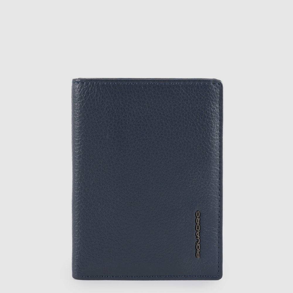 Piquadro Vertical men’s wallet with banknote, credit card a Economico