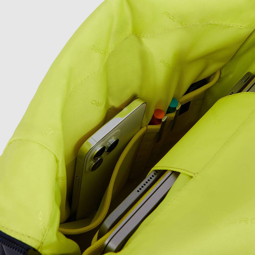 Piquadro Water resistant roll-top backpack for laptop 15,6" Vendita Calda