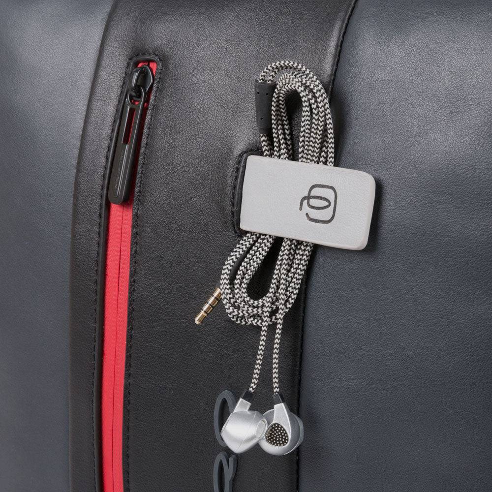 Piquadro PC and iPad® backpack with anti-theft cable Moda