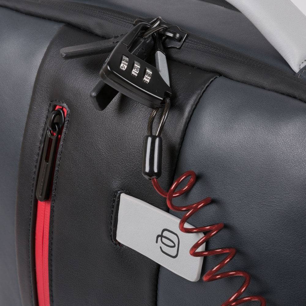 Piquadro PC and iPad® backpack with anti-theft cable Moda