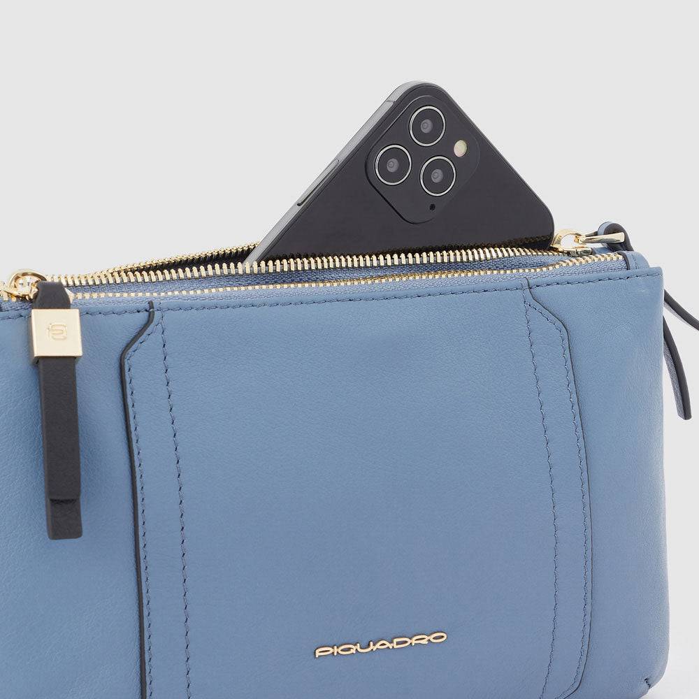 Piquadro Women’s clutch with removable shoulder strap Negozi Online