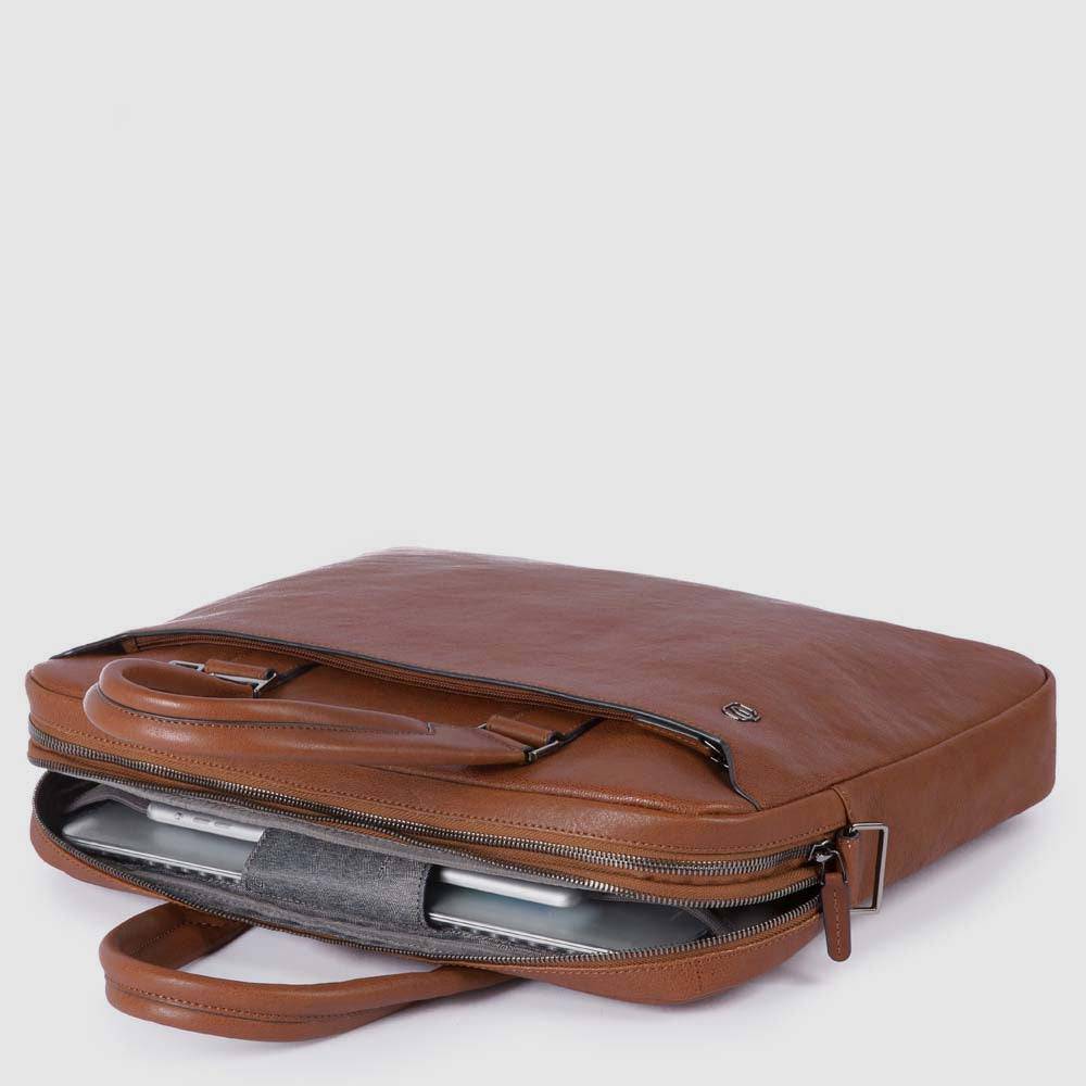 Piquadro Two-handle briefcase with two 10.5"/9.7" laptop Affare Del Giorno