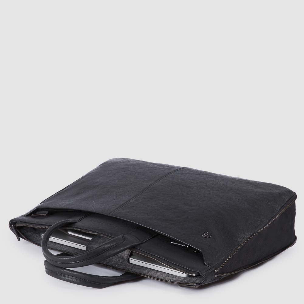 Piquadro Slim expandable laptop briefcase with 10.5 - 9.7 Online