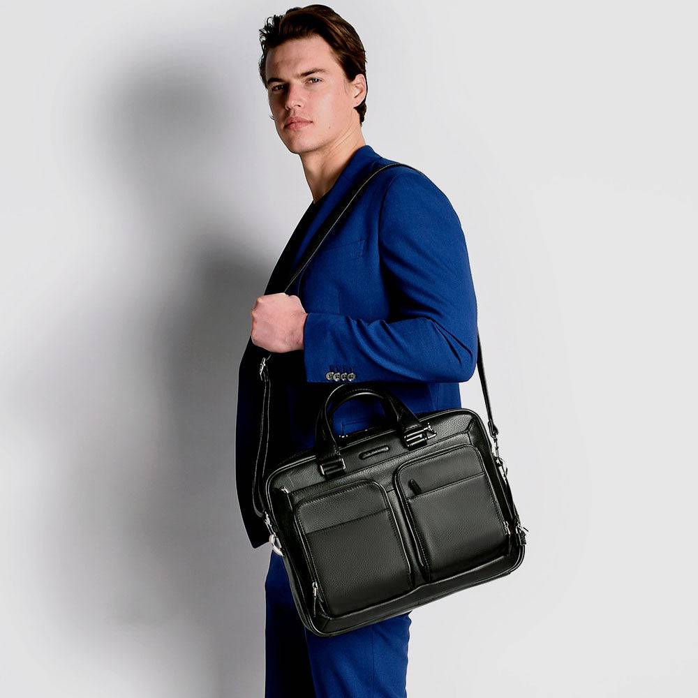 Piquadro Slim portfolio computer briefcase with iPad®Air/Ai Offerte