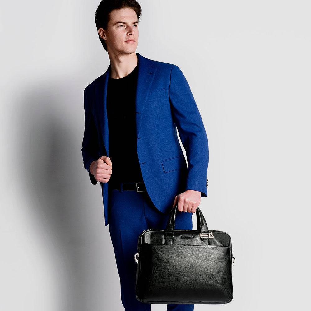 Piquadro Computer portfolio briefcase Vendita Calda