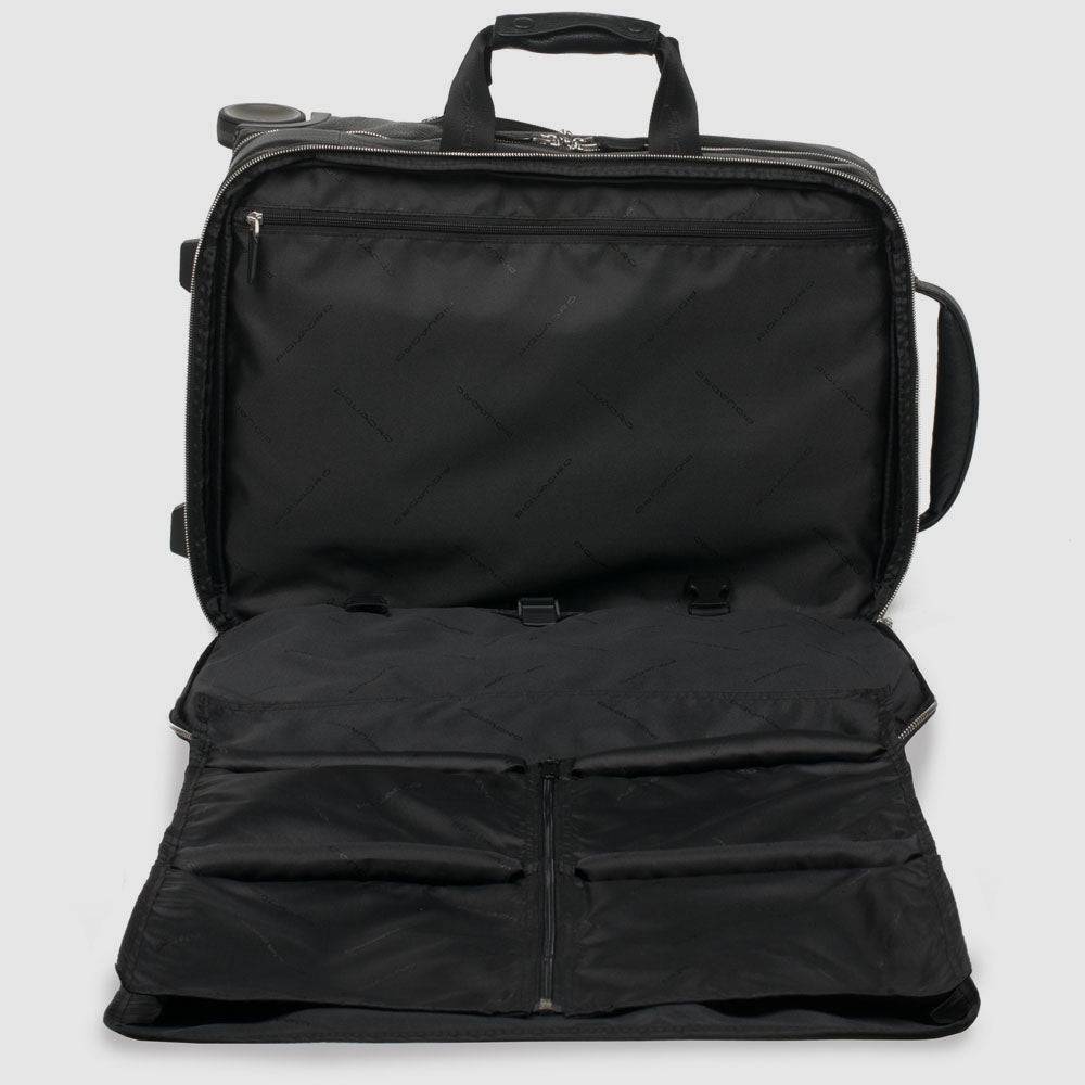 Piquadro Cabin trolley with double computer and Saldi Di Fabbrica