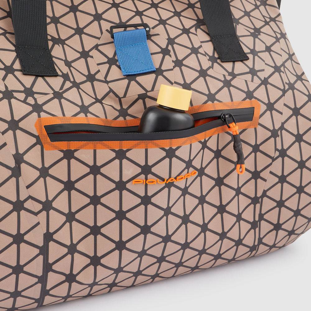 Piquadro waterproof duffel bag with latch roll top, In Saldo