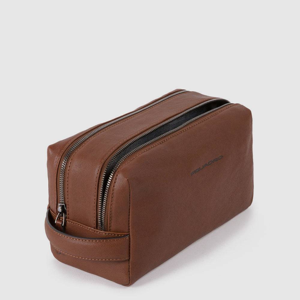 Piquadro Toiletry bag with two dividers Italy
