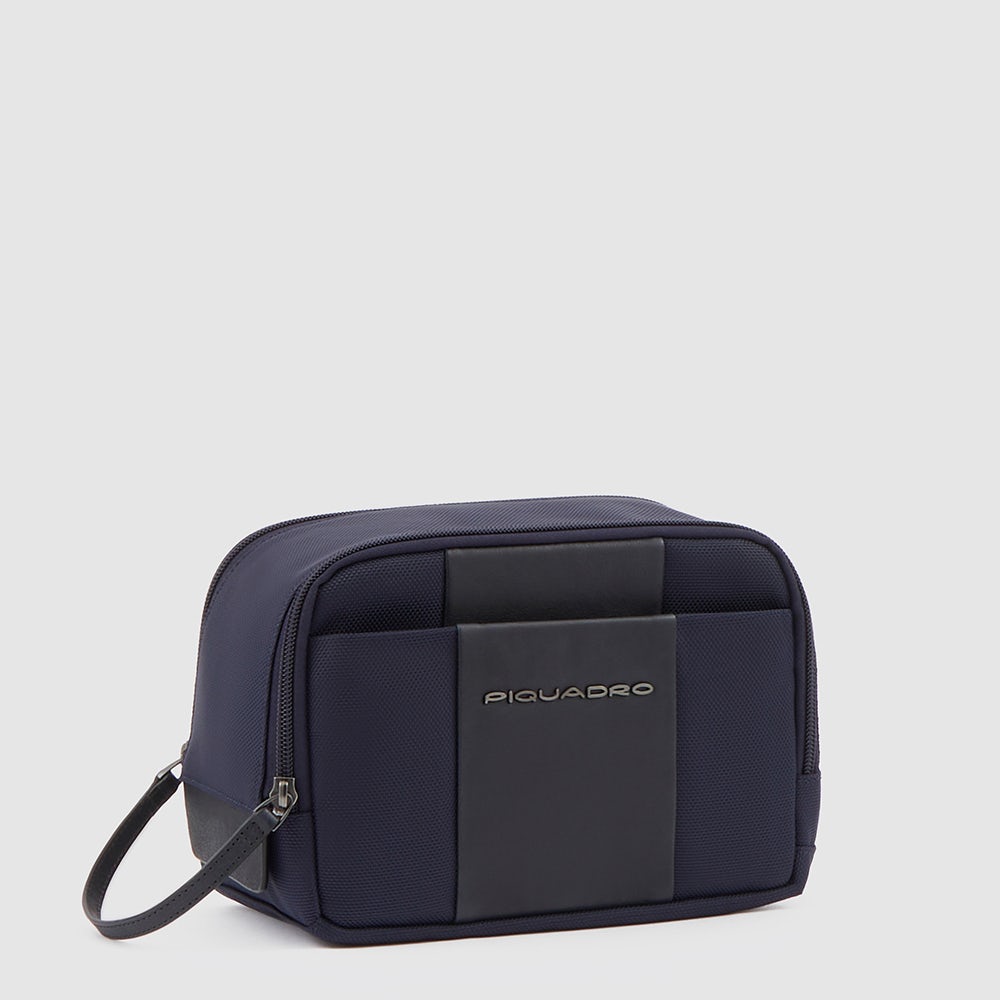 Piquadro Toiletry bag in recycled fabric Qualità