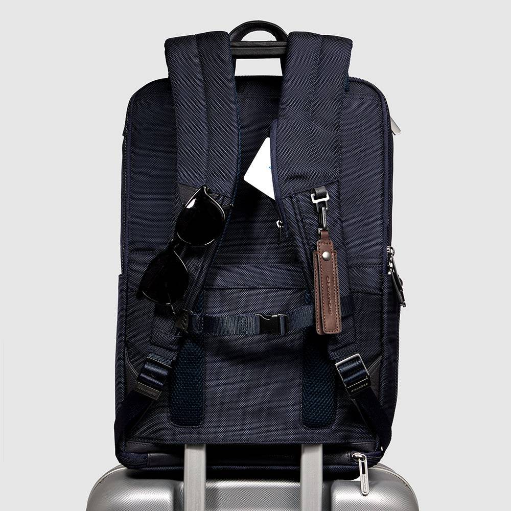 Piquadro Travel computer backpack 15,6" in recycled fabric Novità