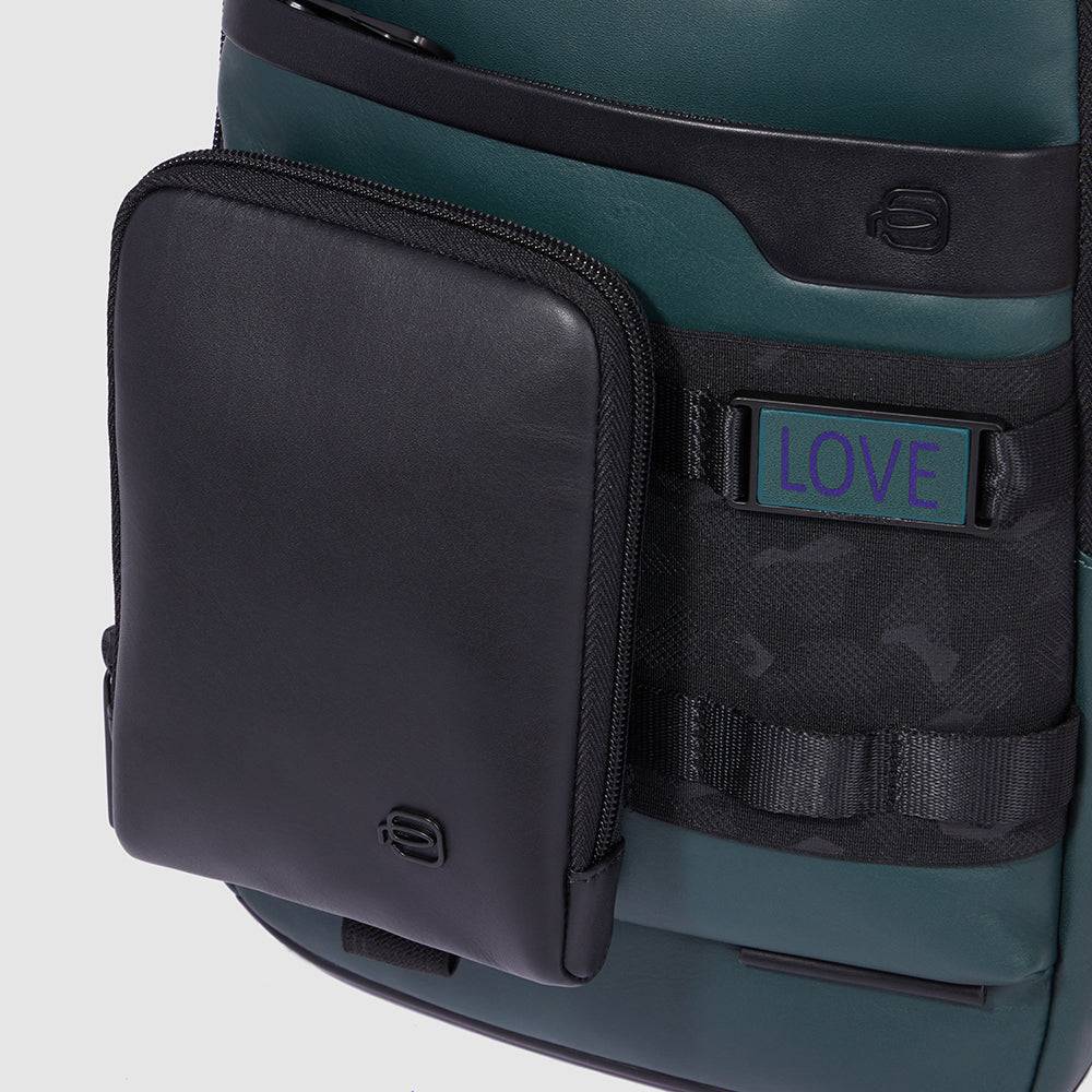 Piquadro Modular mono sling bag/backpack for iPad® In Vendita