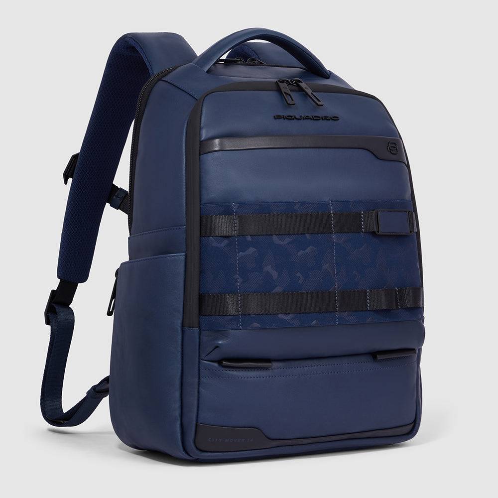 Piquadro Personalizable, modular laptop backpack 14" Saldi Di Fabbrica