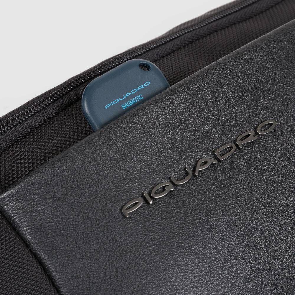 Piquadro Waist bag in recycled fabric and leather Negozio