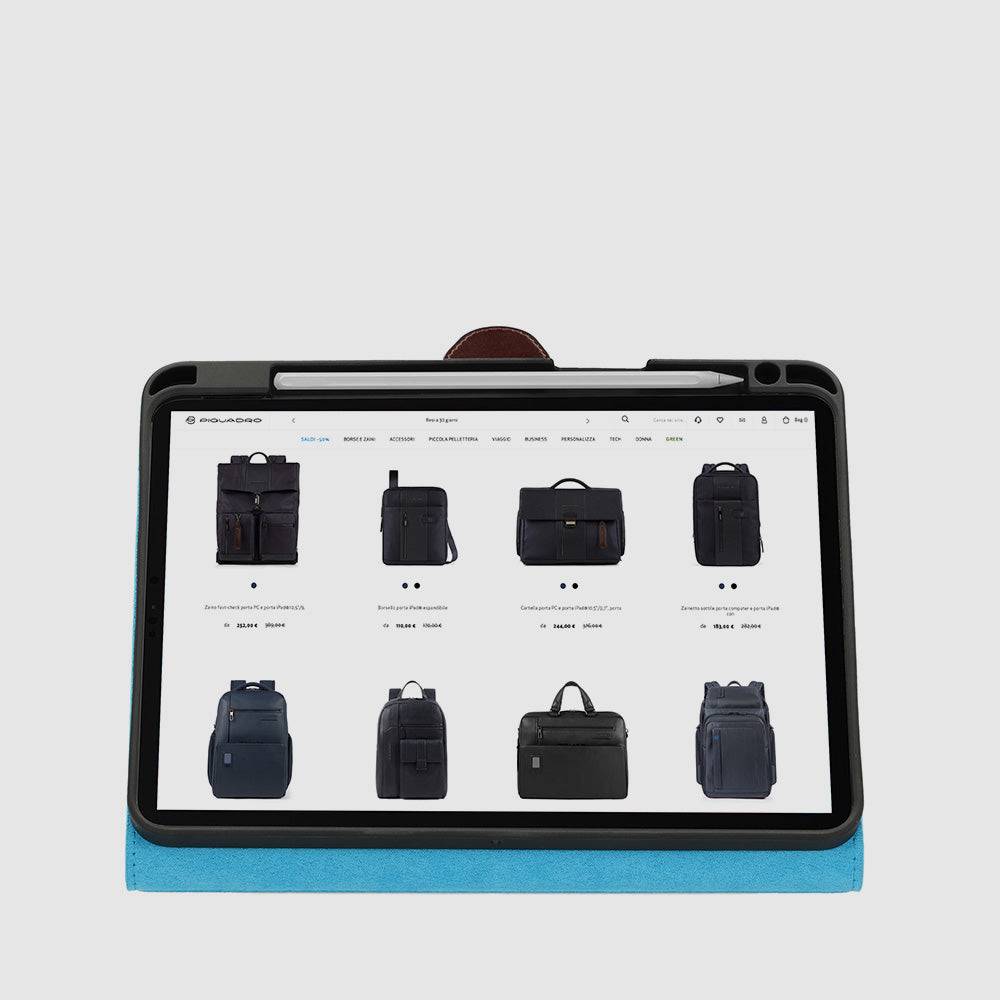 Piquadro iPad®Pro 11’’ stand up leather case Acquista Ora
