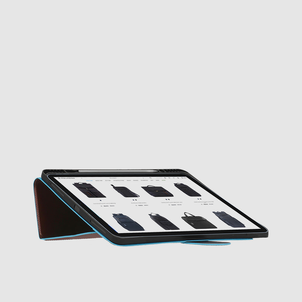 Piquadro iPad®Pro 12,9" stand up leather case Shopping Online