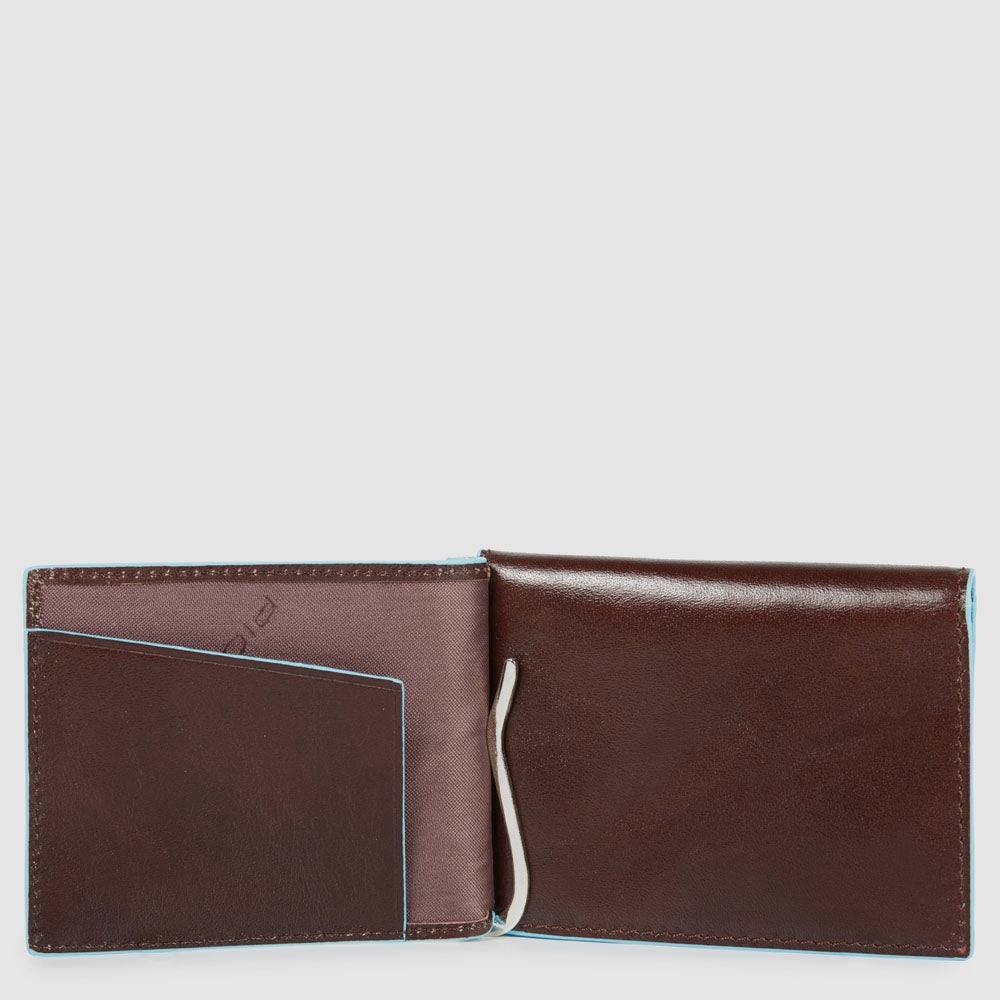 Piquadro Men’s vertical wallet samll with money clip Sottocosto