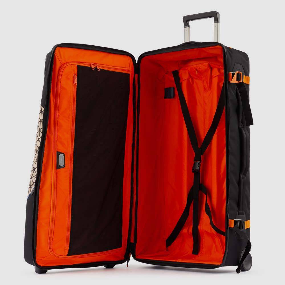 Piquadro Big size fabric trolley bag Offerta