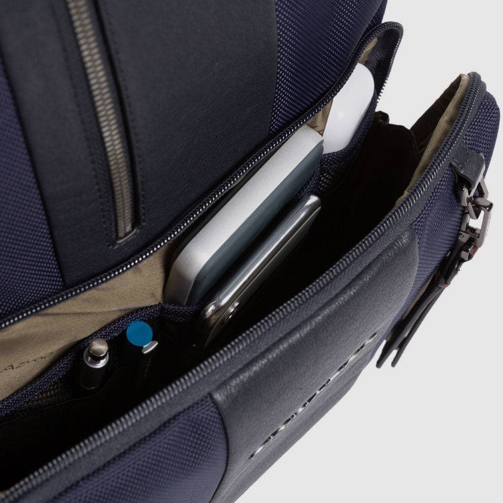 Piquadro PC and iPad backpack in recycled fabric with CONNE Vendita Economica