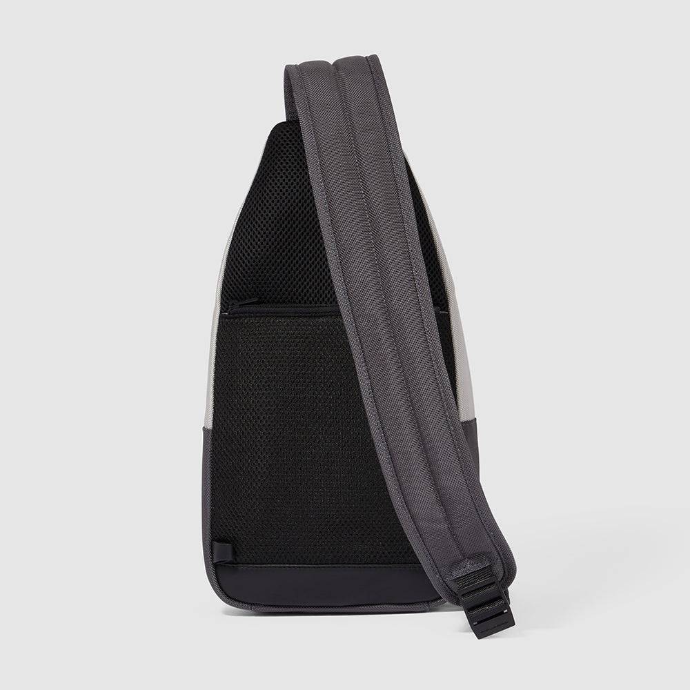 Piquadro Mono sling bag for iPad®mini in recycled fabric Promozione
