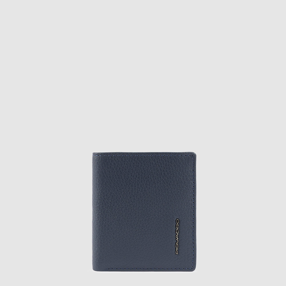 Piquadro Vertical men’s wallet with coin pocket Shopping Online