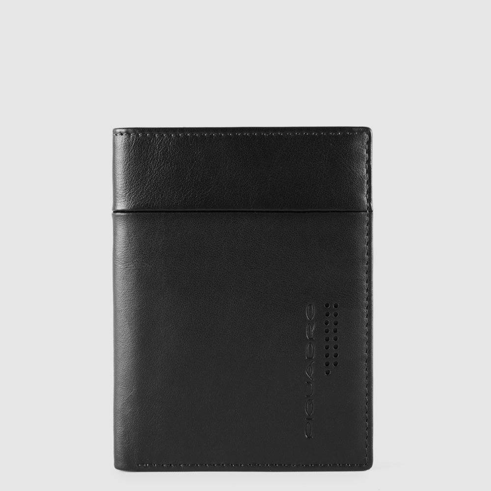 Piquadro Vertical men’s wallet with banknote, credit Vendita Economica