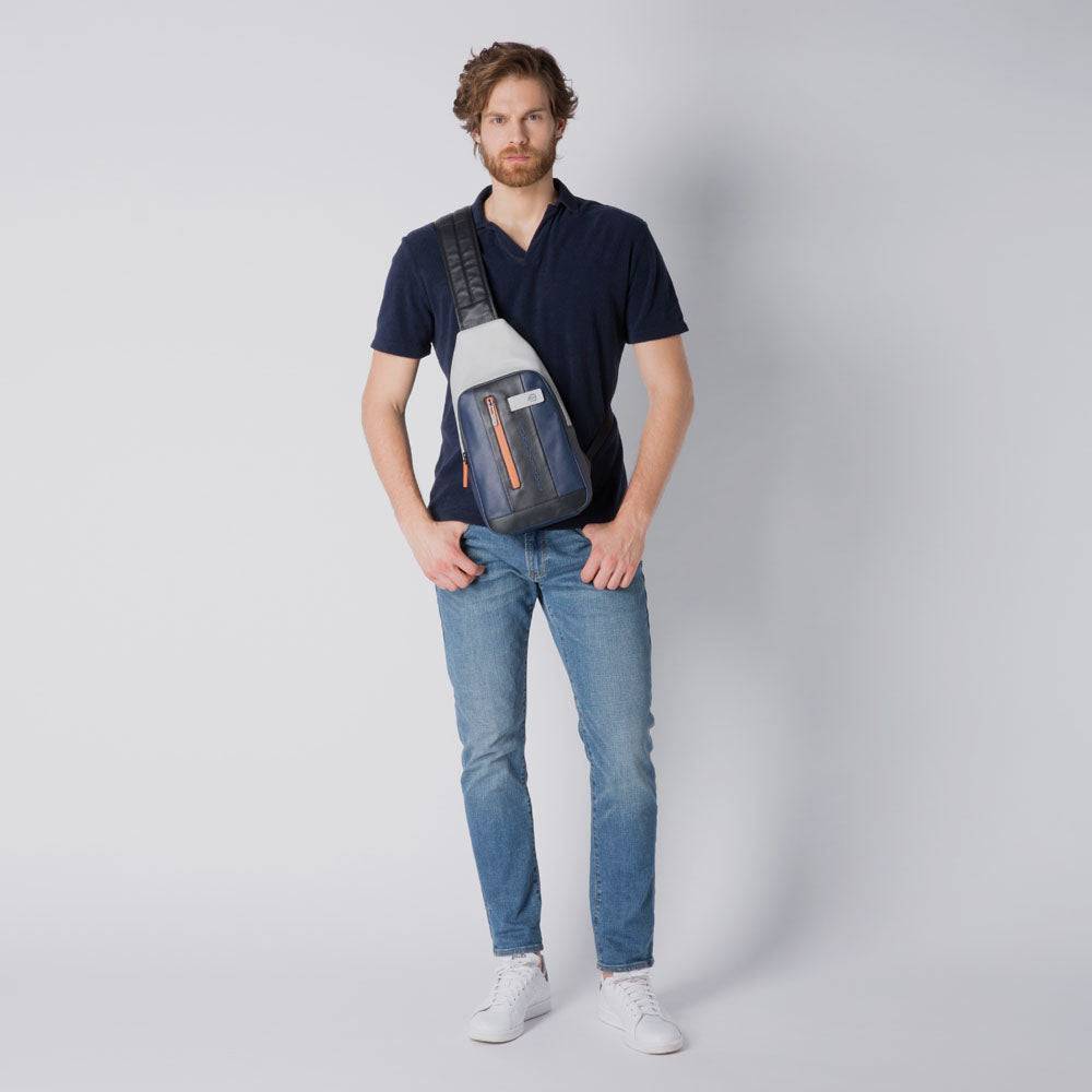 Piquadro Mono sling bag Saldi Di Fabbrica