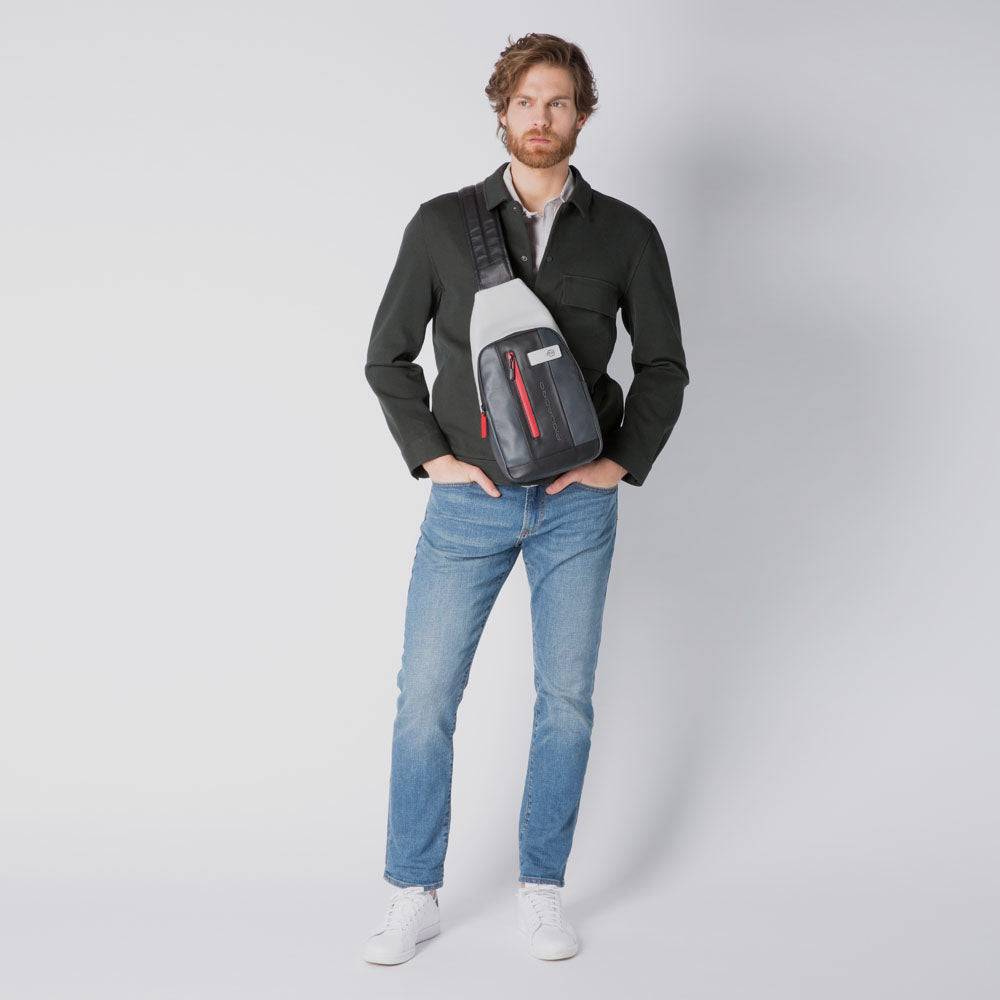Piquadro Mono sling bag Saldi Di Fabbrica