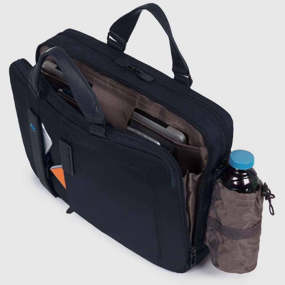 Piquadro Computer portfolio briefcase 15,6" with iPad® Spedizione Gratuita