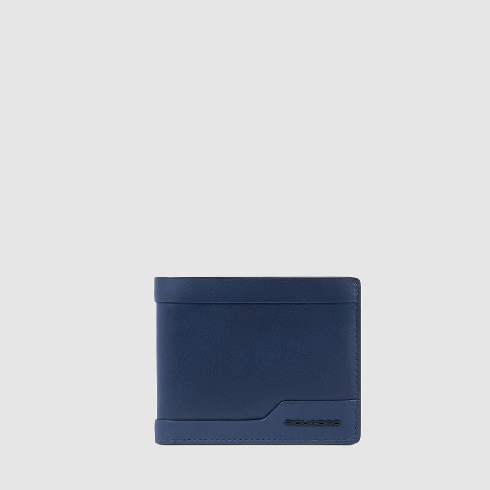 Piquadro Leather men’s wallet with coin pocket Fino Al -60%