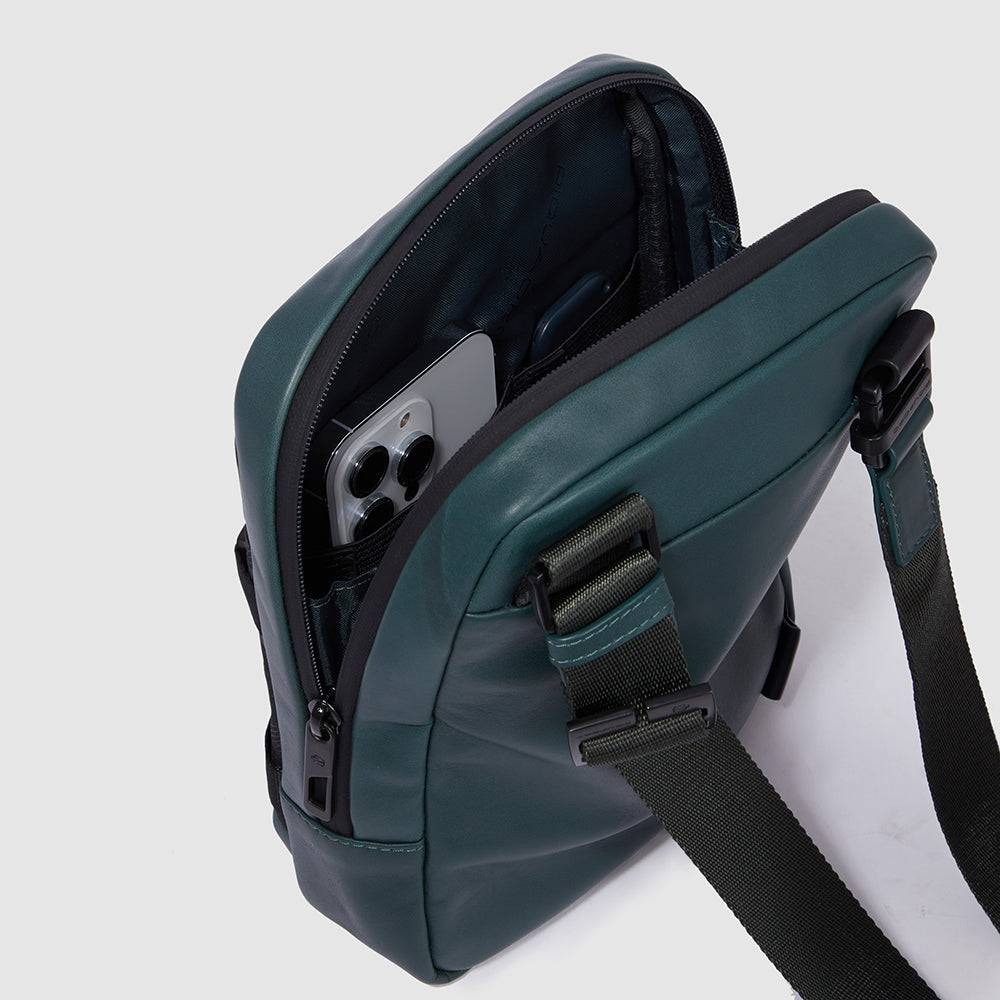 Piquadro Personalizable, modular iPad®mini crossbody bag In Linea