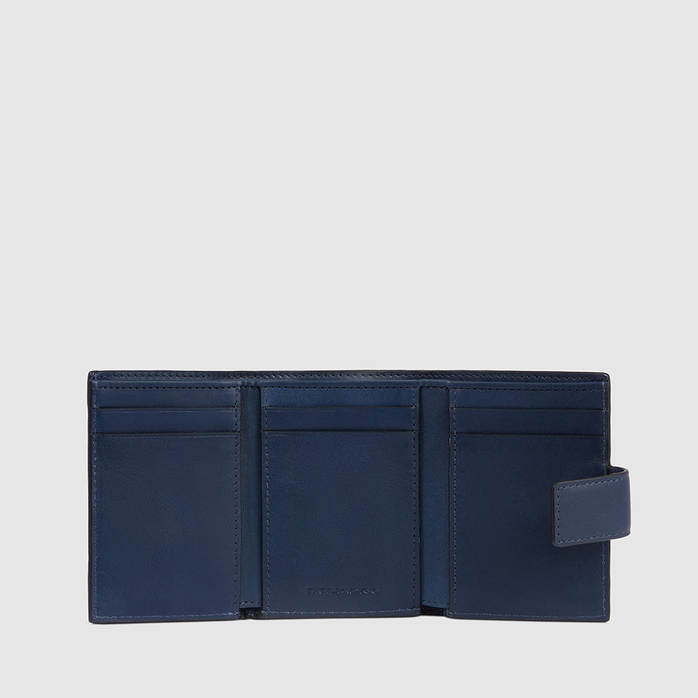 Piquadro Pocket trifold men's wallet with money pocket Pezzi Unici