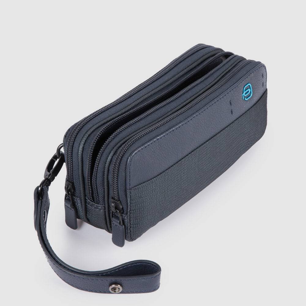 Piquadro Case with three dividers and wrist strap Qualità Garantita