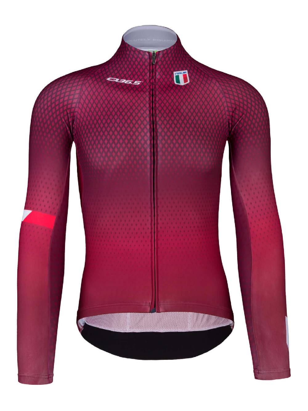 Q36.5 Gregarius Hybrid Made in Italy Maglia Maniche Lunghe Rosso Siena