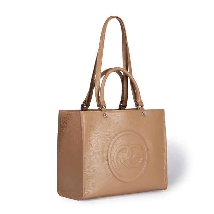 Roberta Gandolfi Roberta Pelle medium Borsa a mano in pelle con doppi spallacci per essere portata a spalla e tramezza Online