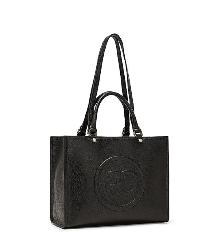 Roberta Gandolfi Roberta Pelle medium Borsa a mano in pelle con doppi spallacci per essere portata a spalla e tramezza Outlet