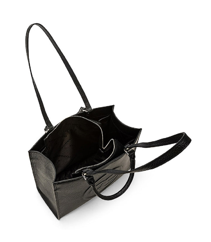 Roberta Gandolfi Roberta Pelle medium Borsa a mano in pelle con doppi spallacci per essere portata a spalla e tramezza Outlet