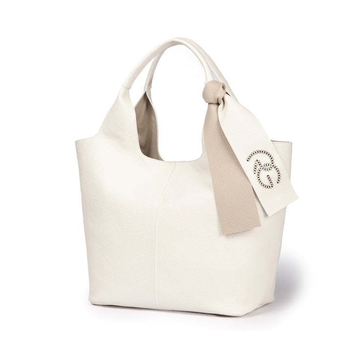 Roberta Gandolfi Maia Tote borsa hobo in pelle martellata In Saldo