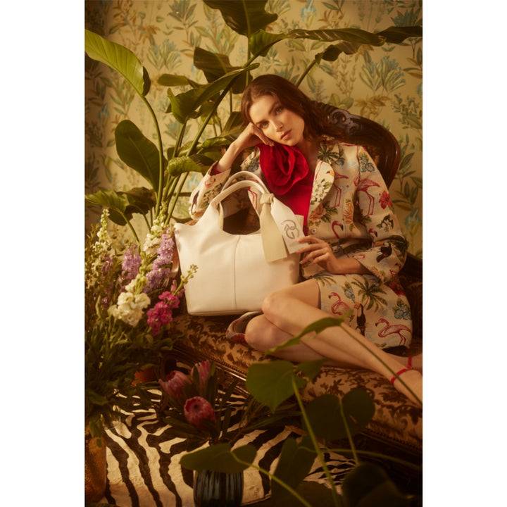 Roberta Gandolfi Maia Tote borsa hobo in pelle martellata In Saldo