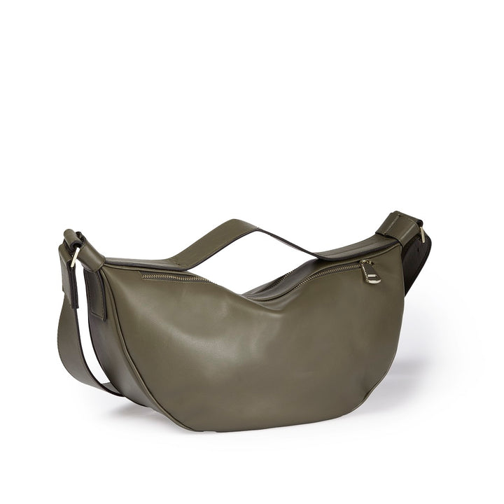 Roberta Gandolfi Micol Banana small cross body in vitello liscio con tracolla regolabile Vendita